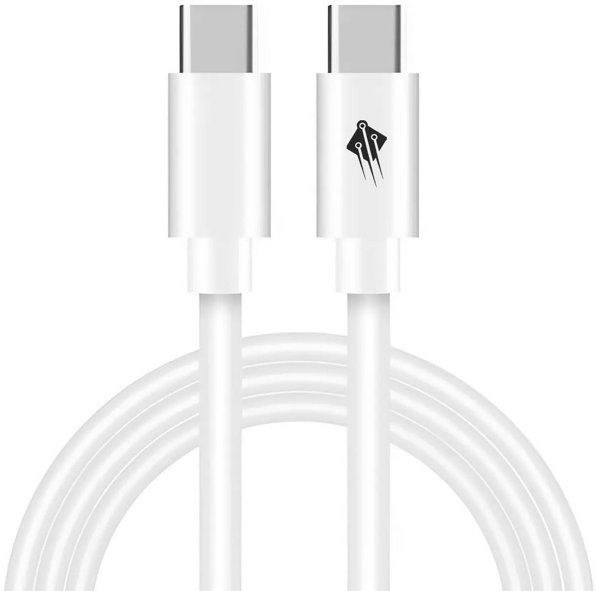 USB-C Kabel 1 Meter | 65W PD Snel Opladen & Data Kabel USB C naar USB C | Wit
