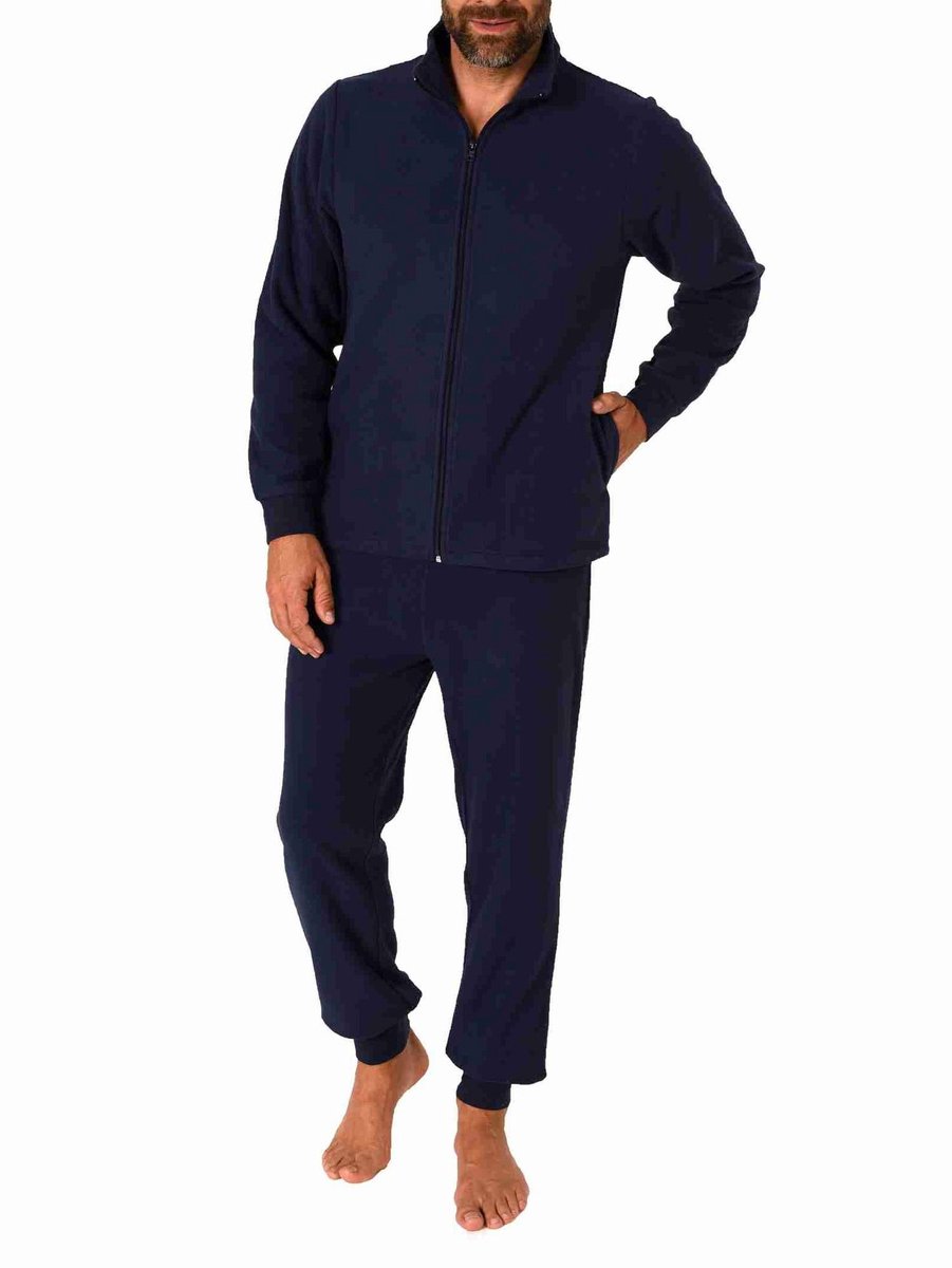 Heren Elegant Polar Fleece Huispak Trainingspak Vrijetijdspak Joggingpak