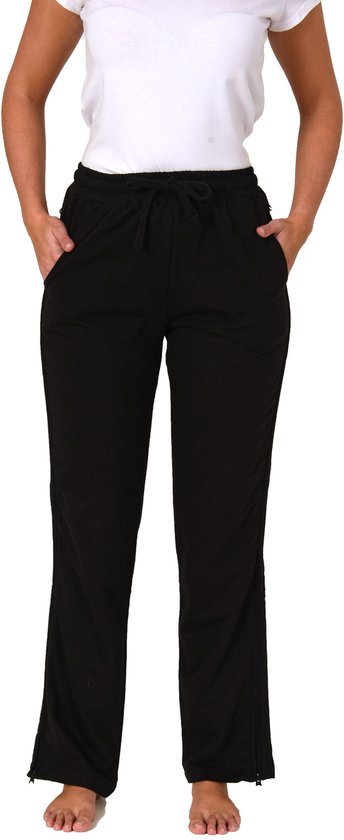 Normann Badstof pyjama voor dames met manchetten in luxe sterlook, ook in grote maten, antraciet, 36-38