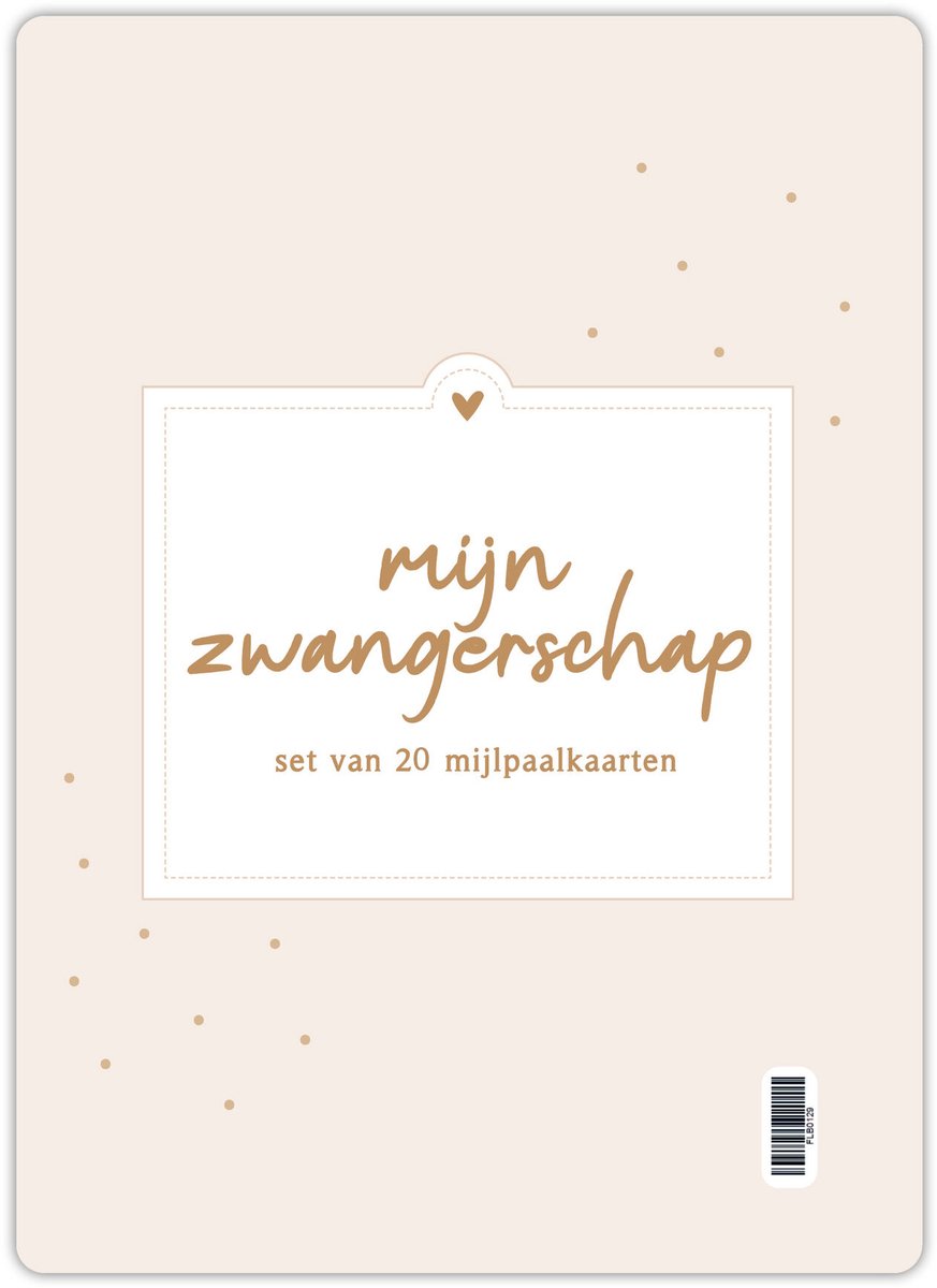Fyllbooks - Mijlpaalkaarten Zwangerschap - Set van 20 Mijlpaalkaarten - Groeikaarten - Kraamcadeau Milestone Baby Cards
