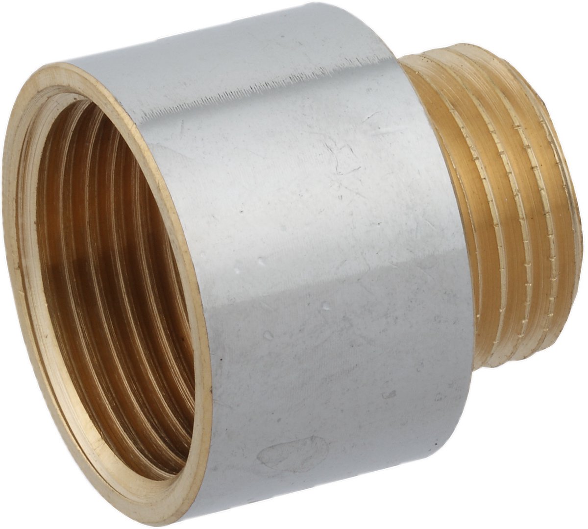 KIRCHHOFF MS Reducerend Kraanverlengstuk - Chroom - 1/2"BI x 3/8"BU