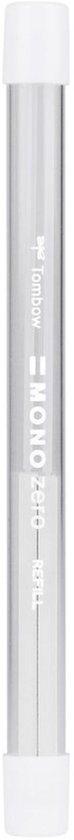 Transparante huls met twee Tombow Mono Zero gum navullingen.