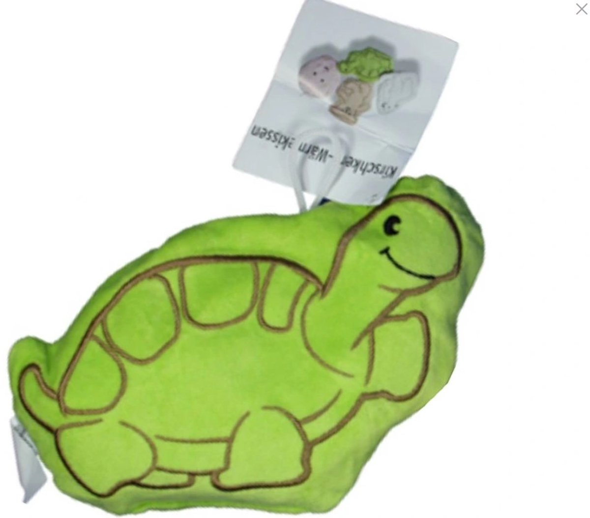 NTB - Kersenpitkussen - Warmtekussen - Dierfiguur - Schildpad - afmeting 14 x 22 cm.