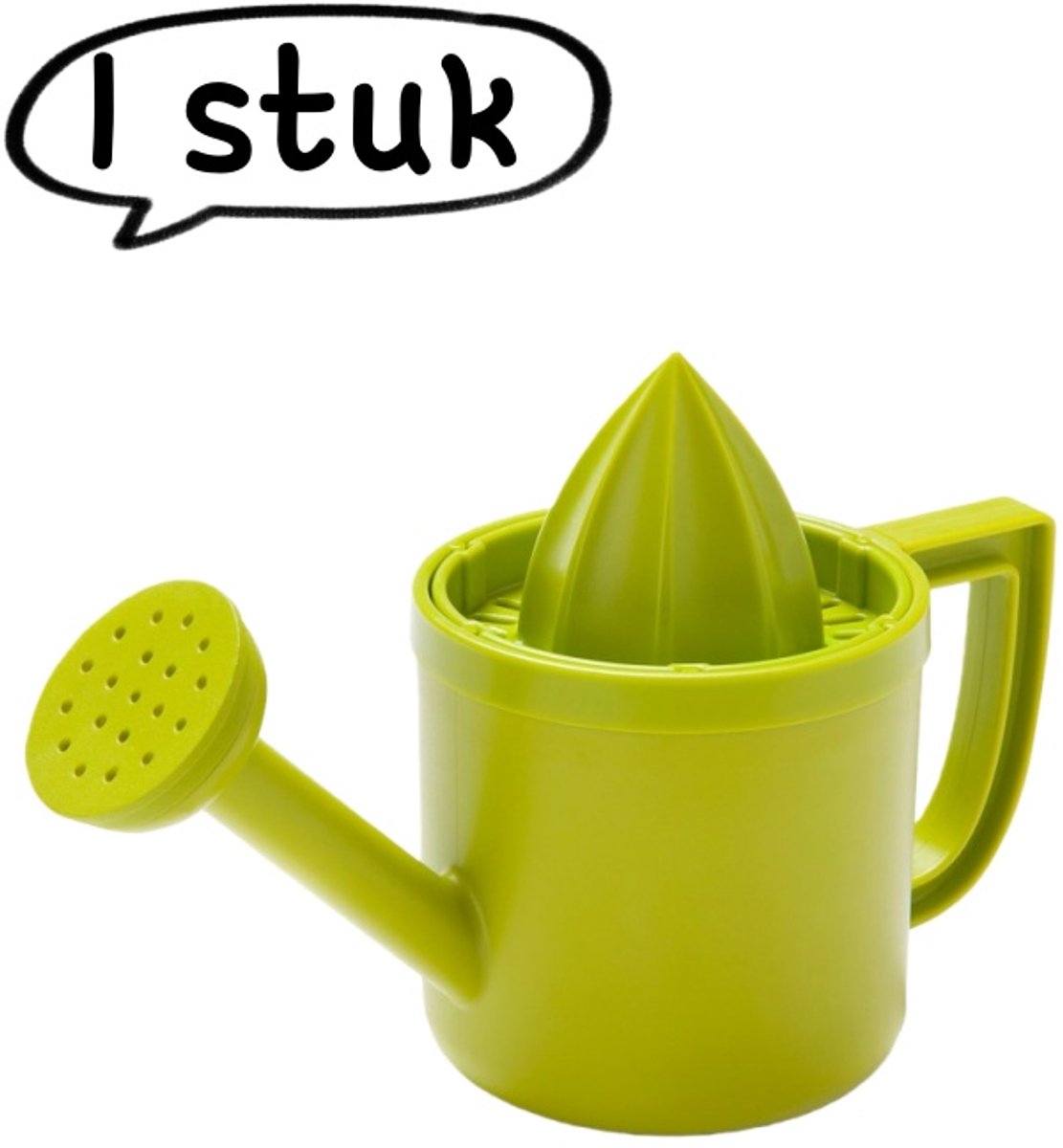 Citruspers 2-in-1 | Groene Handpers voor Citroenen en Limoenen | Handmatige Pers met Schenktuit | Ideaal Geschenk voor Feestdagen