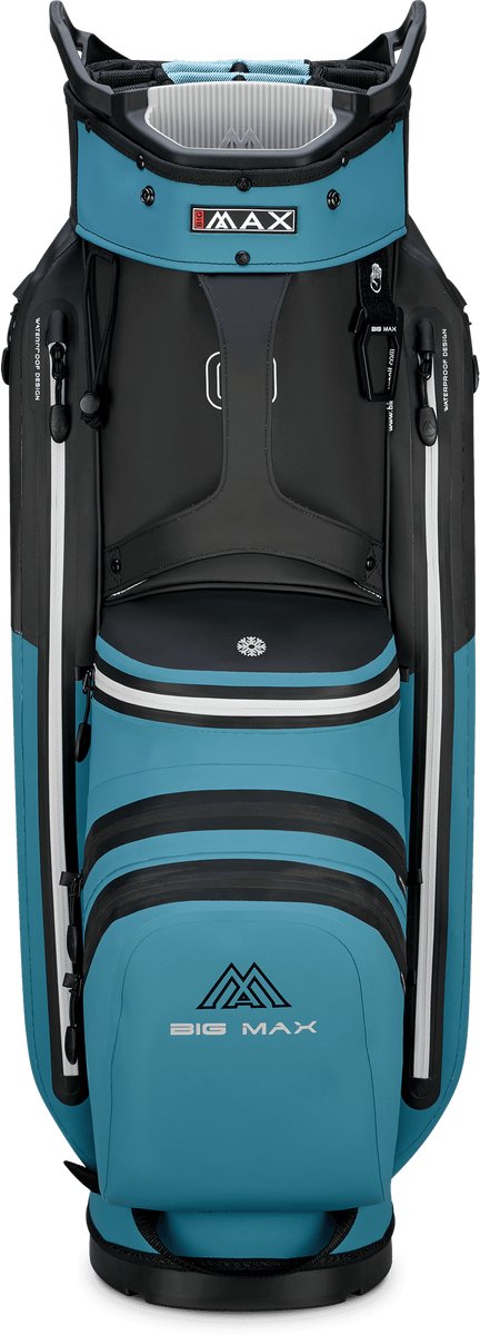 Big Max AQUA IPX Tour - Waterdichte Golftas - Cartbag - Zwart BLAUW van Merkloos — afbeelding 4