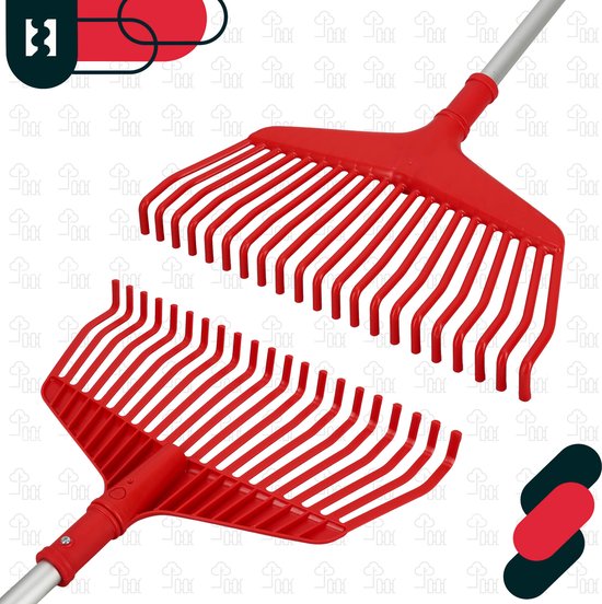 KOTARBAU Hark, Plastic 38 cm, Aluminium Steel, Extra-Click van Merkloos	 — afbeelding 4