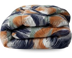 Zelesta Comfort Design Urban Brush 240x200 - Dekbed zonder overtrek - Wasbaar dekbed - Hoesloos dekbed - 2 in 1 Dekbed met vaste overtrek