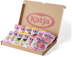 Katja snoepmix - Biggetjes, Apekoppen Yoghurtgums 12x 65g