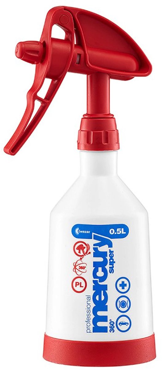 Kwazar Mercury Super 360 Pro+ Rode Sprayer - 500ml