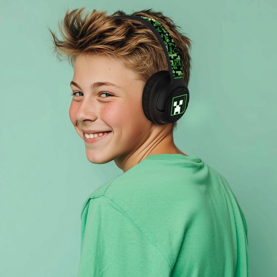Minecraft Creeper Junior Bluetooth Hoofdtelefoon