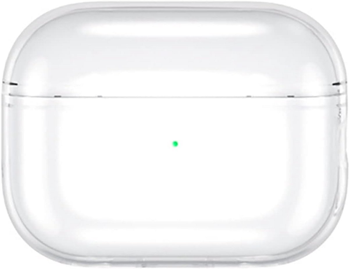 Transparante Schokbestendige Oplaadcase voor AirPods Pro 2 (2022) met Karabijnhaak
