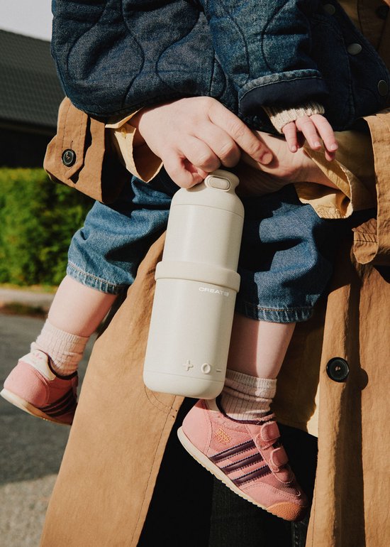 CREATE - Melk- en waterverwarmer voor babyflesjes met temperatuurregelaar - Gebroken wit - BABY PORTABLE MILK WARMER van CREATE — afbeelding 4