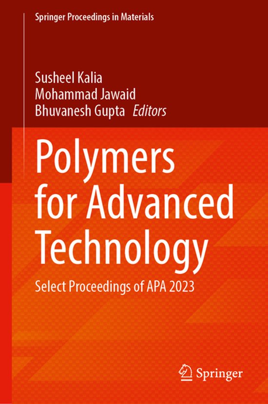 Springer Proceedings in Materials1- Polymers for Advanced Te ... - cover