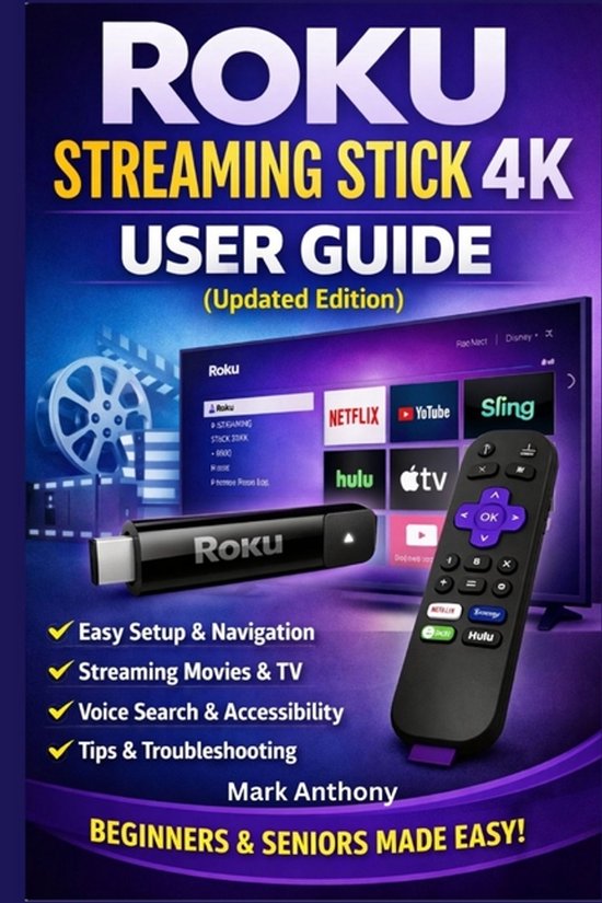 Roku Streaming Stick (4K) User Guide (Updated Edition) - cover