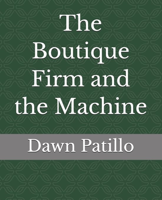 The Boutique Firm-The Boutique Firm and the Machine - cover