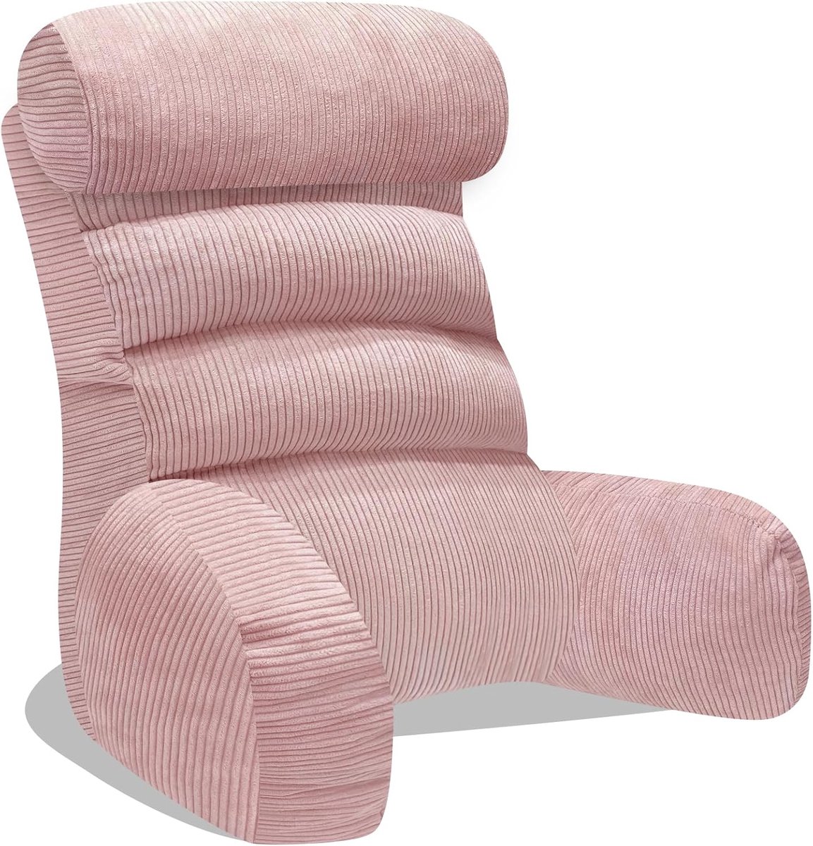 Imperatoris - Leeskussen voor in Bed - Relax Kussen - Leeskussen - Relax Kussen - Leeskussen Voor Boeken - Verstelbare Vulling - Roze - 65 x 30 cm