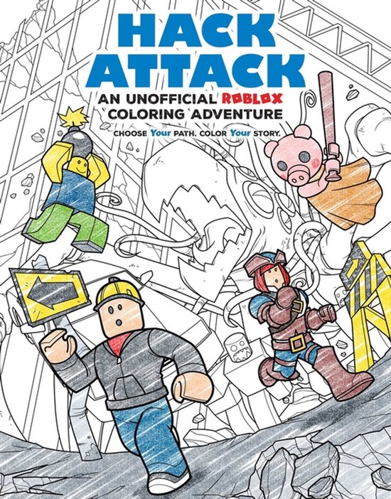 Coloring Adventures- Hack Attack - cover