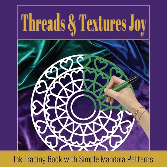 Mindful Patterns Ink Tracing Collection- Threads & Textures  ... - cover