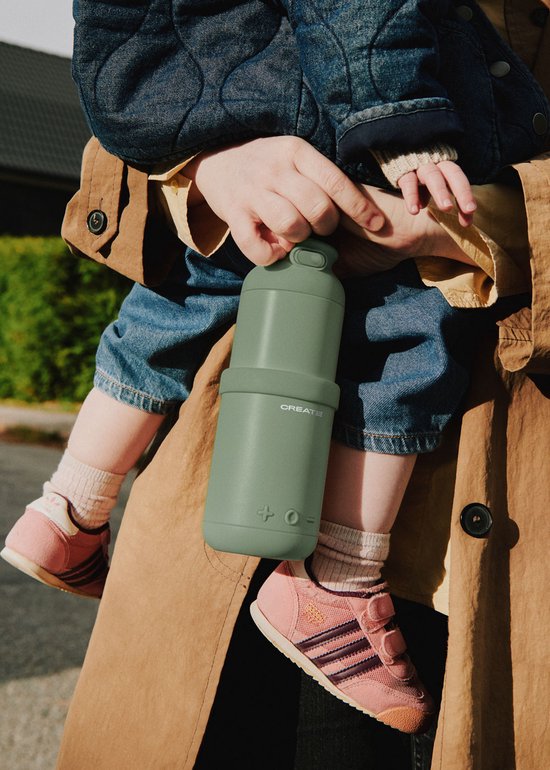CREATE - Melk- en waterverwarmer voor babyflesjes met temperatuurregelaar - Sage - BABY PORTABLE MILK WARMER van Merkloos — afbeelding 4