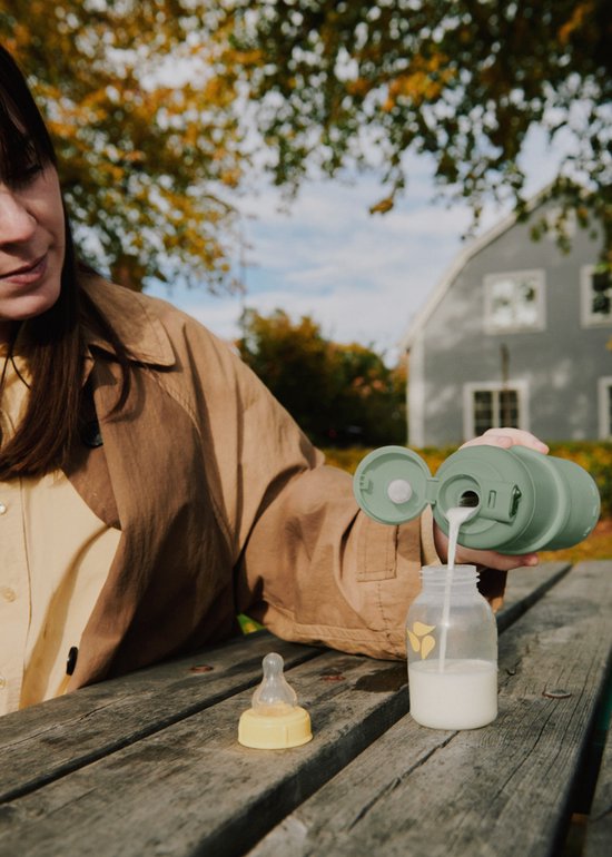 CREATE - Melk- en waterverwarmer voor babyflesjes met temperatuurregelaar - Sage - BABY PORTABLE MILK WARMER van Merkloos — afbeelding 5