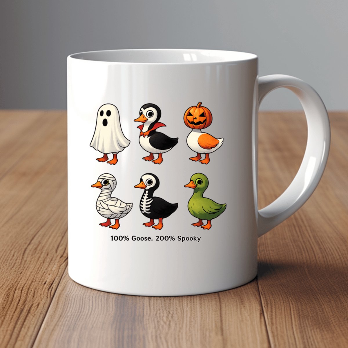 Mok - Spooky Goose Squad - Het perfecte cadeau om je dag griezelig goed te beginnen