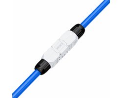 ZELFIX® RJ45 Toolless Kabelverleng Connector – UTP Ethernet Veldafsluitplug - Ongeschermd - Voor Cat6A / Cat6 / Cat5e