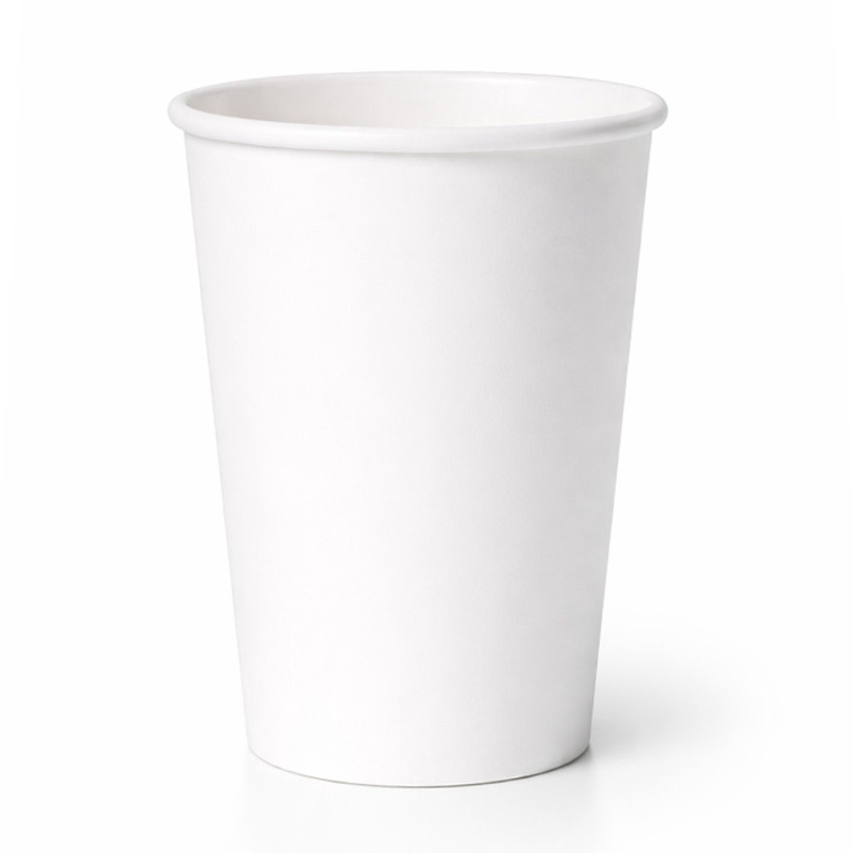 Witte kartonnen bekers To-Go Wit 300cc/12oz - 1.000 stuks.