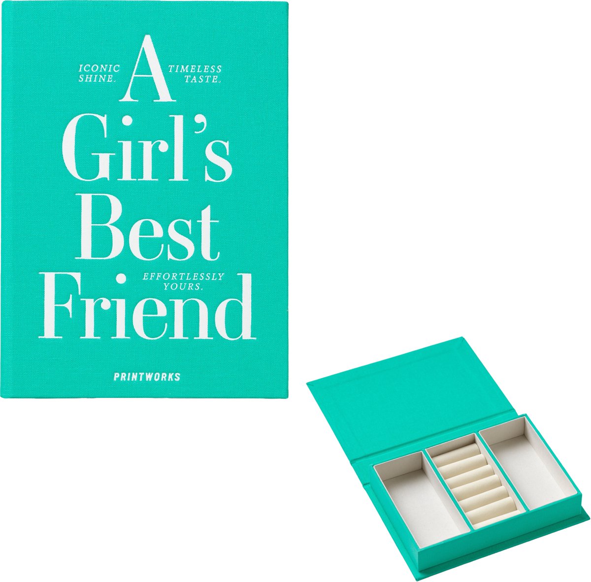 Printworks Sieradendoos S - A Girls Best Friend - Turquoise