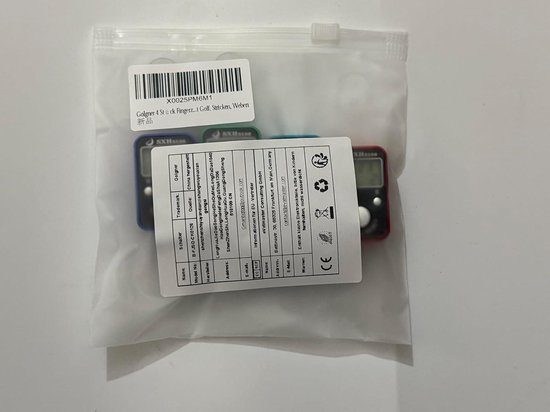 4 Digitale Vingertellers Set - Mechanisch en Elektronisch - Resetbare Handteller met 5 Digit Display - Rijenteller voor Sport, Golf, Breien — afbeelding 5