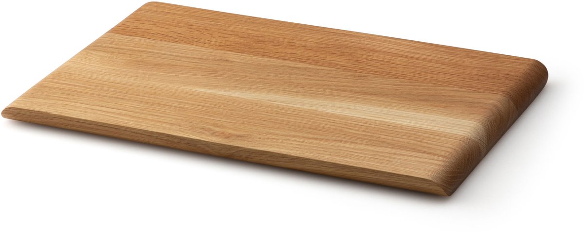 Continenta snijplank, keukenplank, houten plank, serveerplank, eikenhout, 36 x 24 cm, 4122
