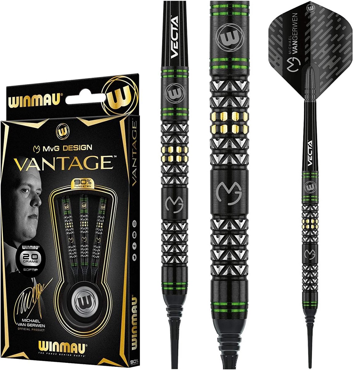Professionele Tungsten Dartpijlen Set 21g - Inclusief Flights en Stems