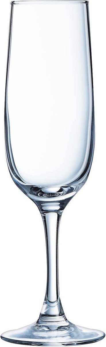 Set van 6 Elegante Champagneglazen 170 ml - Tijdloos Ontwerp