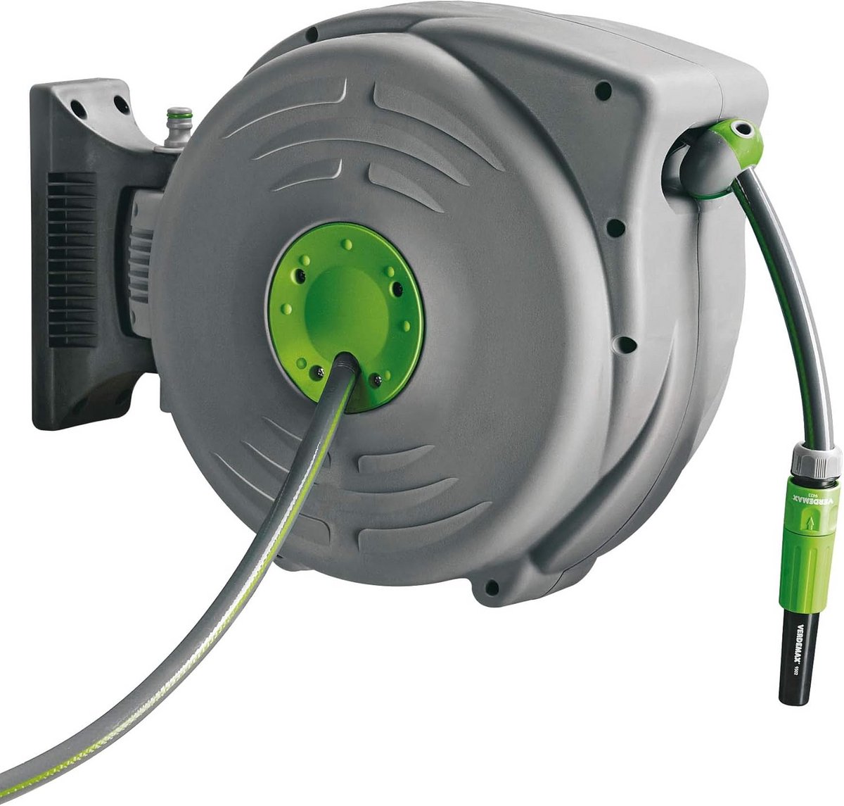 Automatische Slangenbox - Slanghaspel - Tuin Bewateren - Onderhoudsvrij - 12 meter slang - Grijs