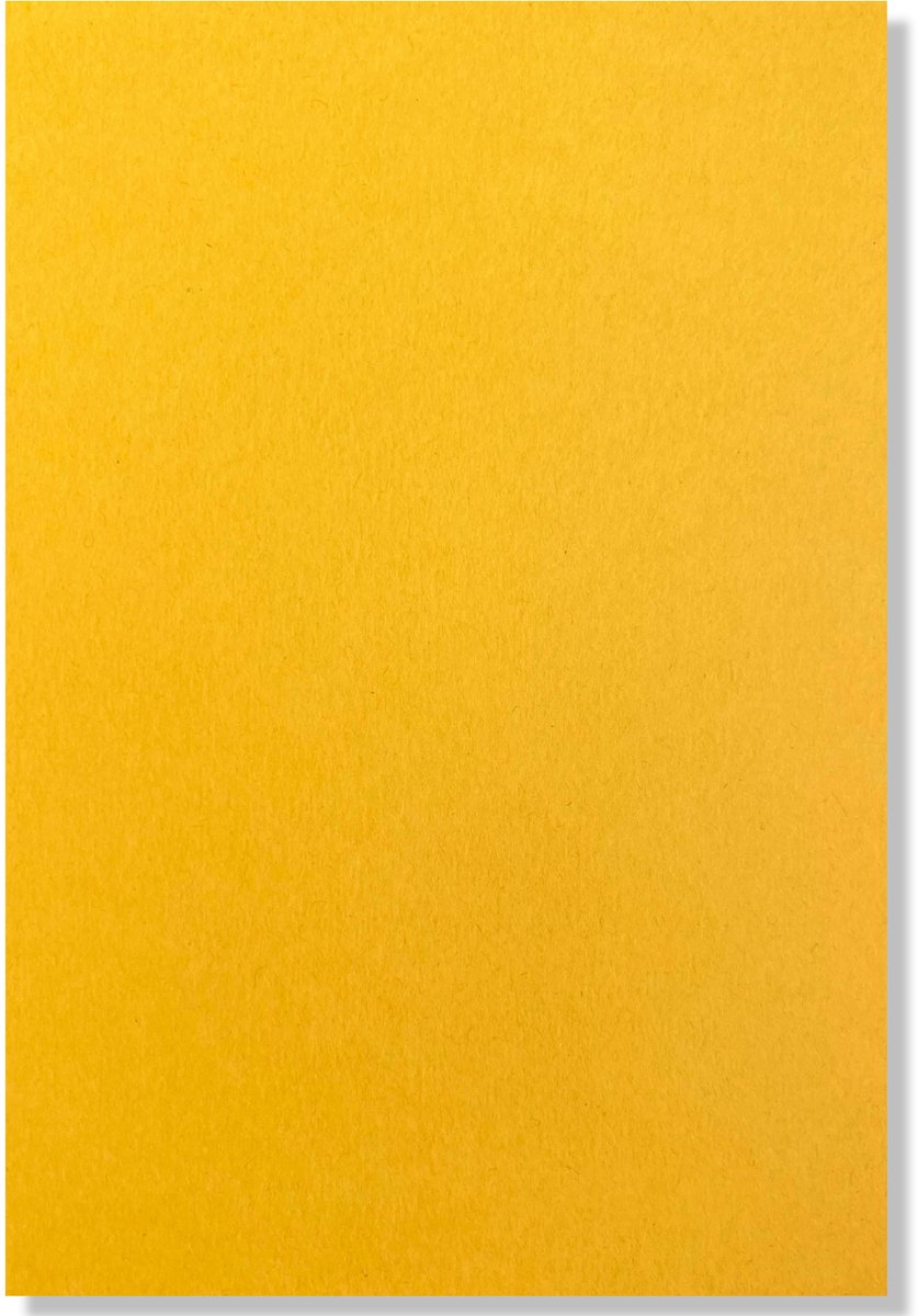 20 Vellen A4 Oker Geel Hobby Karton - 250g/sm - 297x210mm - Glad Cardstock Papier