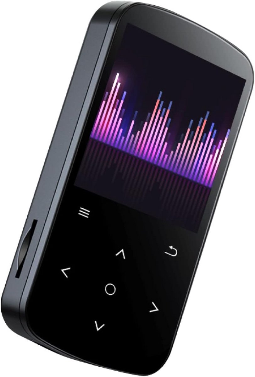 MP3 Speler met Touchscreen, Bluetooth en FM Radio - Inclusief Oordopjes en 8GB SD Kaart