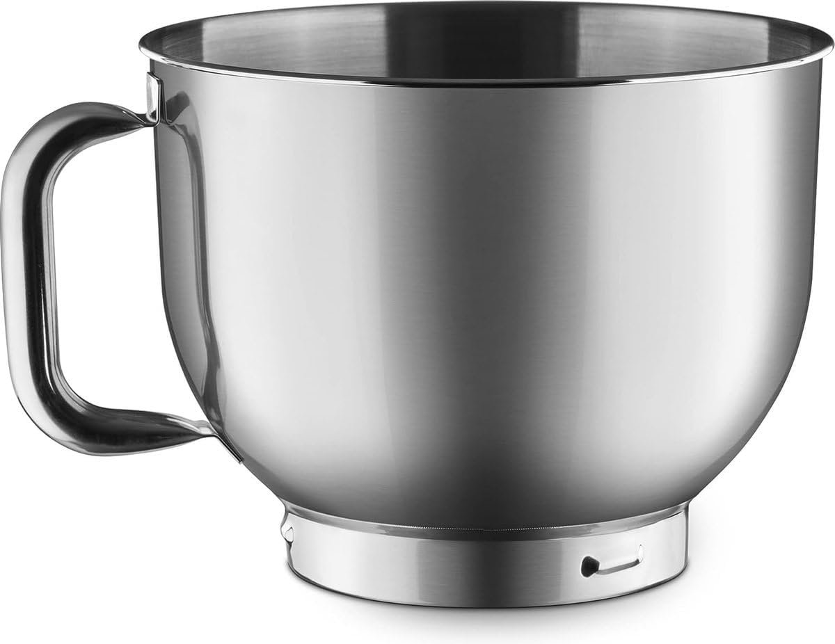 Famanu – Grote roestvrijstalen mengkom - 6 -2 liter - geschikt voor het bereiden van grote hoeveelheden ingrediënten of deeg