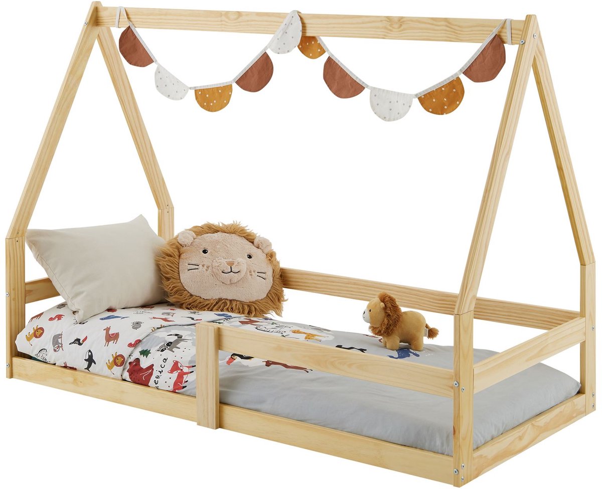 IDIMEX Huisbed LUSIA 80 x 160 cm – Naturel