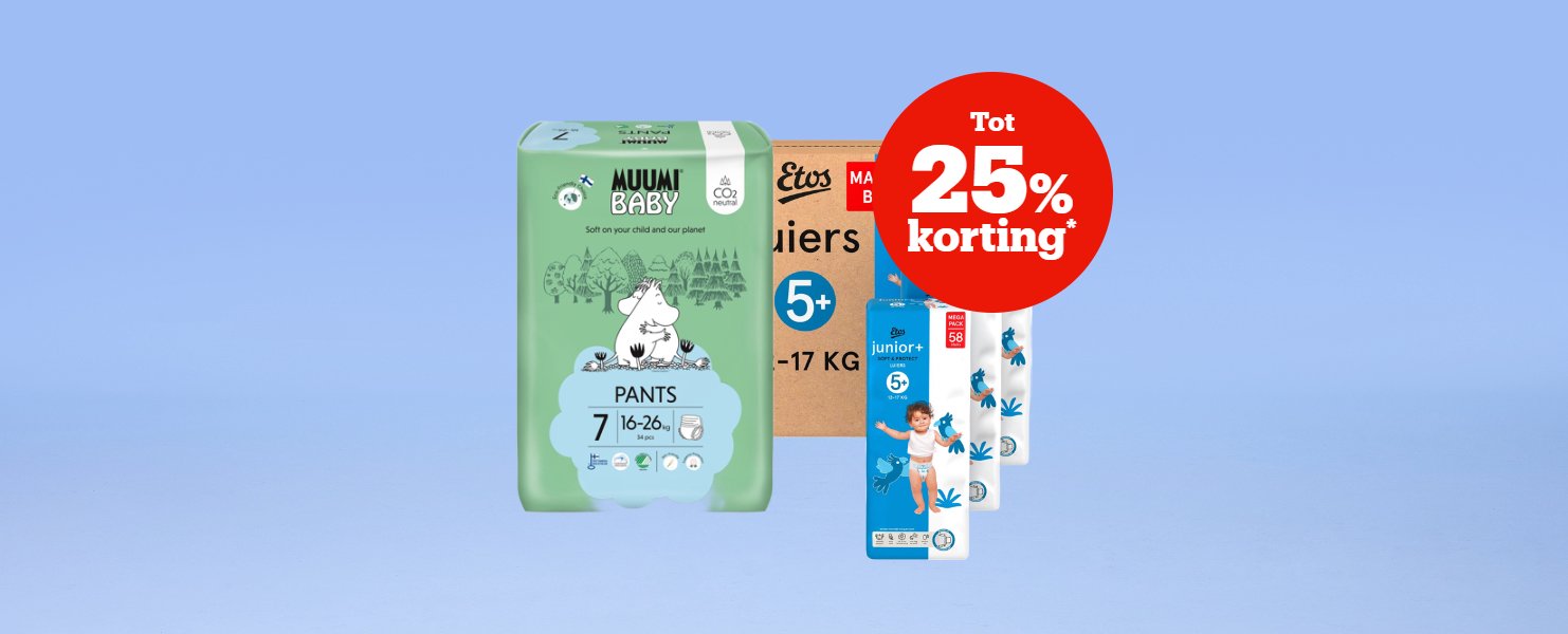 Tot 25% korting* Tot 25% korting*