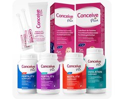 Conceive Plus Maximum Fertility Bundel – Complete Vruchtbaarheidsondersteuning voor Man en Vrouw – 1 Maand Voorraad