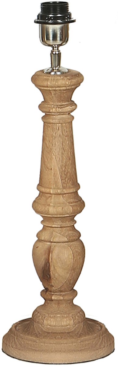 by Mooss - Tafellamp - Miami - Almond - Hout - Baluster - 35 cm
