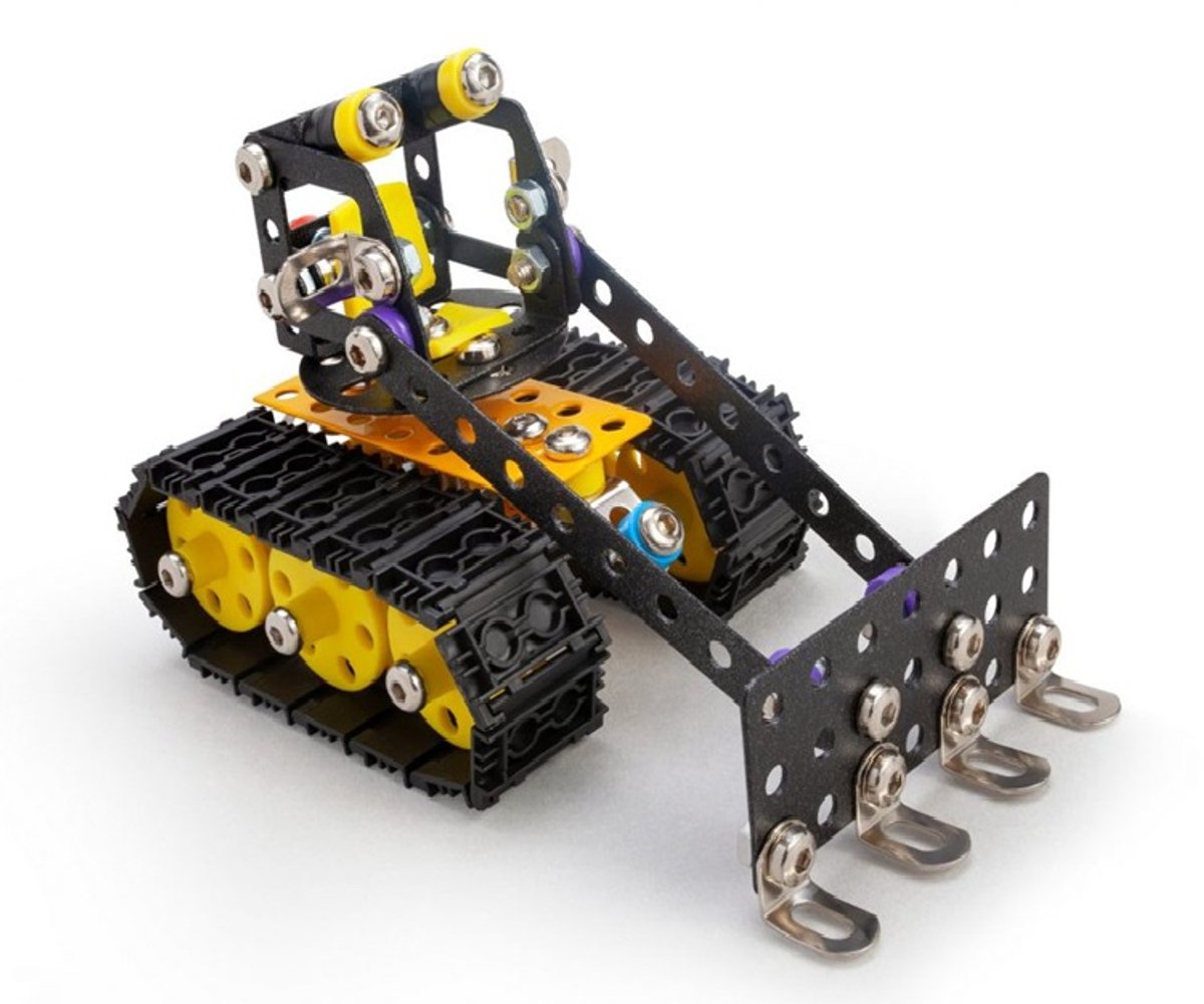 Constructieset DIY Shovel Bulldozer Dety- metaal