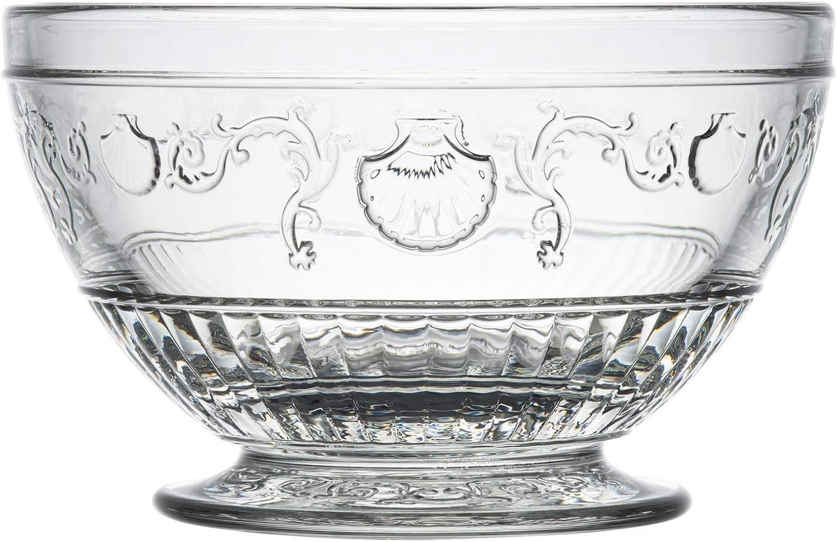 Set van 6 Glazen Dessertschaaltjes met Ornamenten