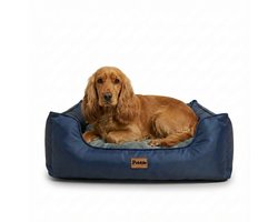 Pebble Hondenmand 65 x 56 cm Blauw - Orthopedische Hondenbed - Kattenmand - Hondenkussen - Dierenkussen - Voor kleine tot middelgrote honden