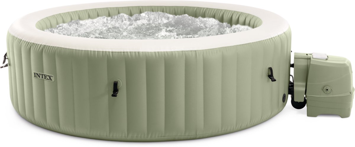 Intex 6-persoons Round Bubble Spa Set Olive Green - Intex - €577,00