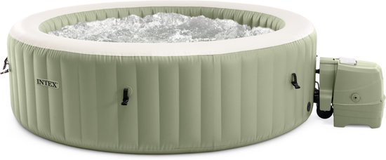 Intex 6-persoons Round Bubble Spa Set Olive Green - Intex - €577,00