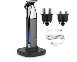 BaByliss Super-X Metal Series T996E Baardtrimmer - Japans Staal T-Mes - USB Oplaadstation - Waterproof