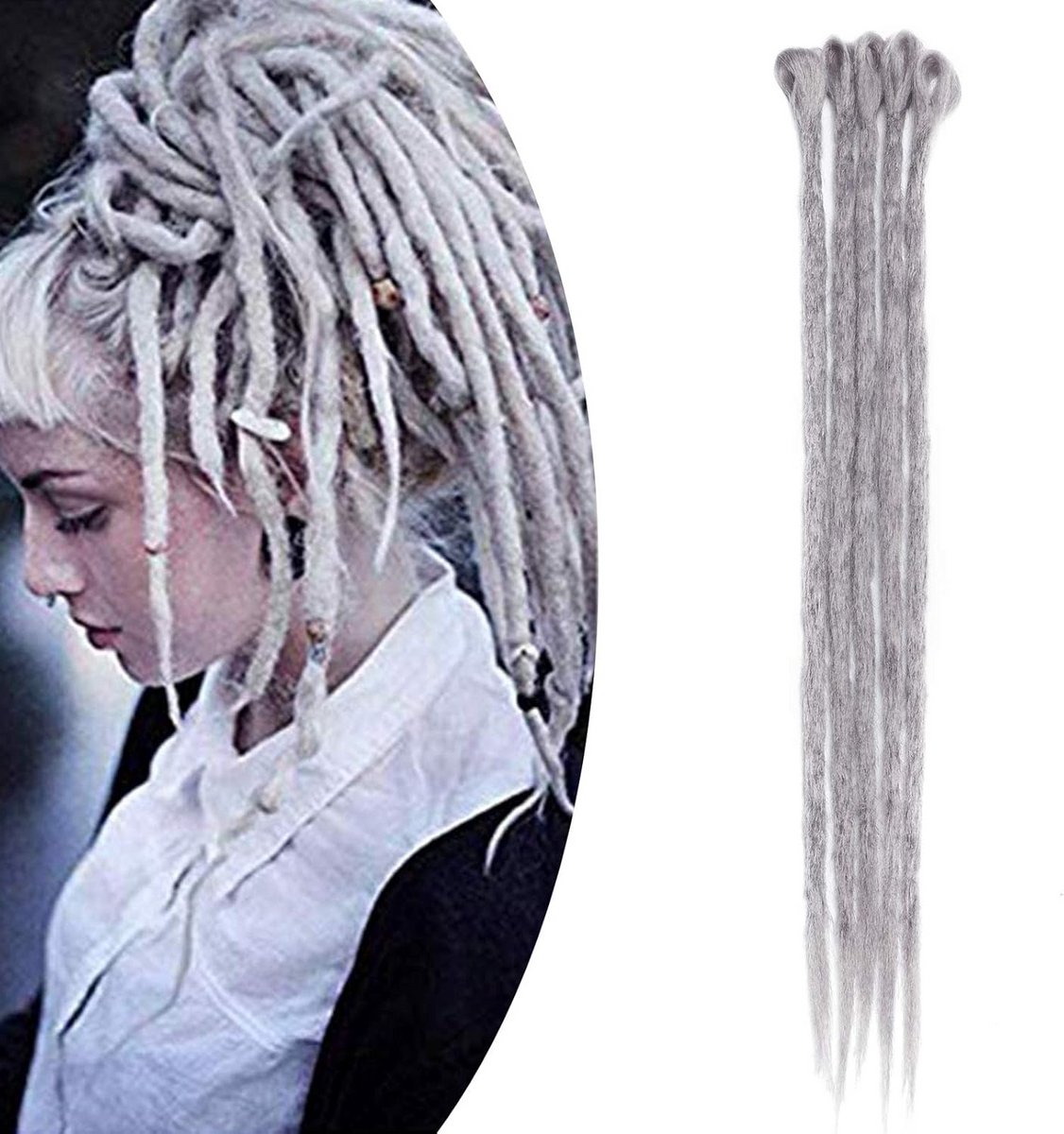 Synthetisch Vlecht Haar voor Dreadlocks en Braids - Kinky Krul Extensies