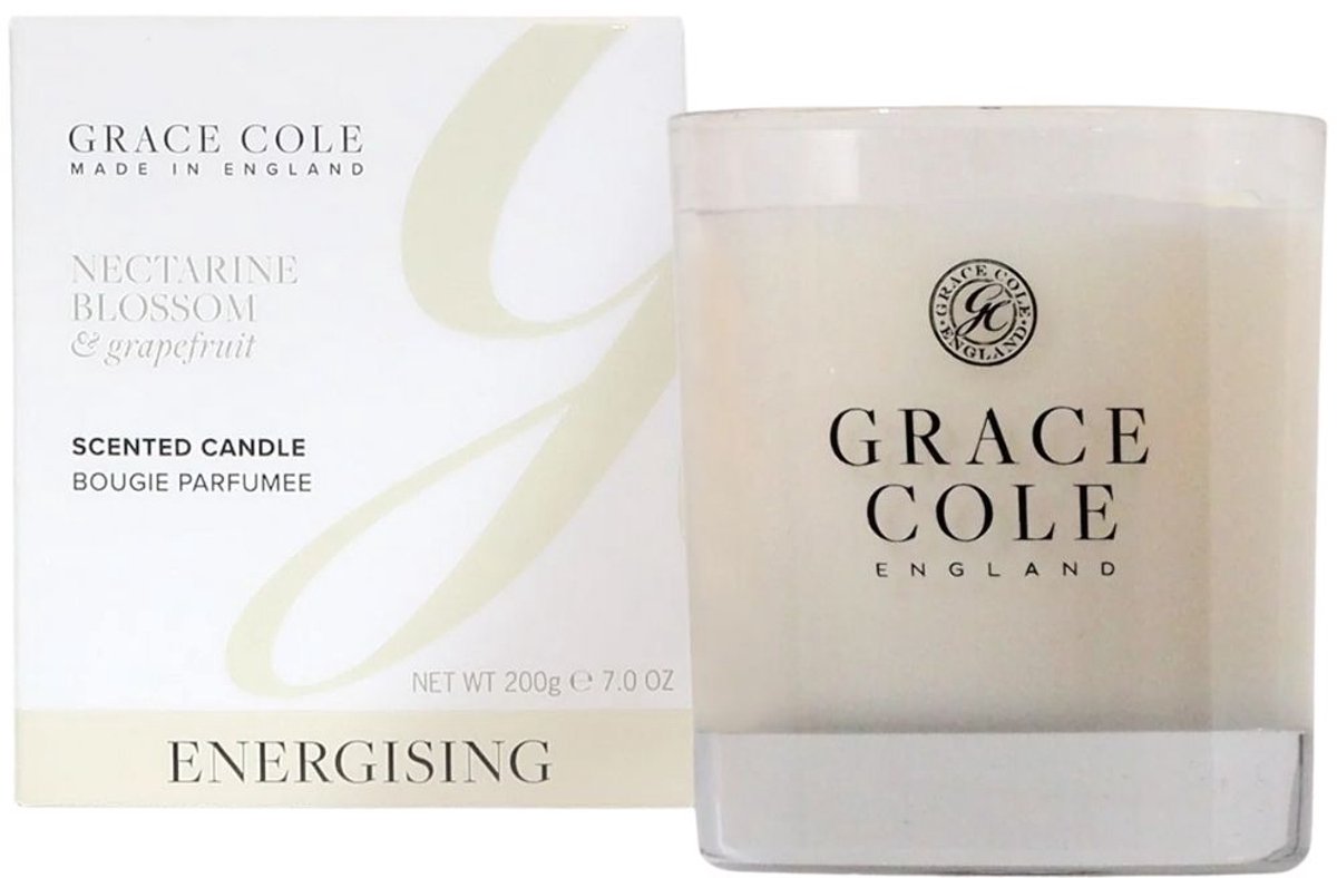 Grace Cole Nectarine Blossom & Grapefruit Scented Candle (1 stuk)