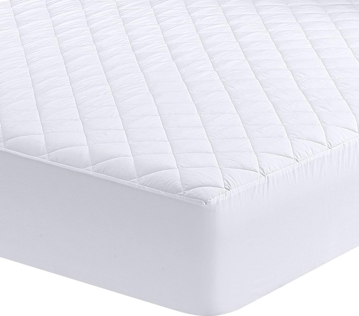 NBAP® Matrasovertrek 160x200 - Dekbedovertrek - Hoeslaken - Matrasbeschermer - Extra Zacht - Wit