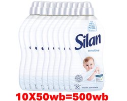 Silan Wasverzachter - Sensitive 1100ml - 10x 50 Wasbeurten - Voordeelverpakking